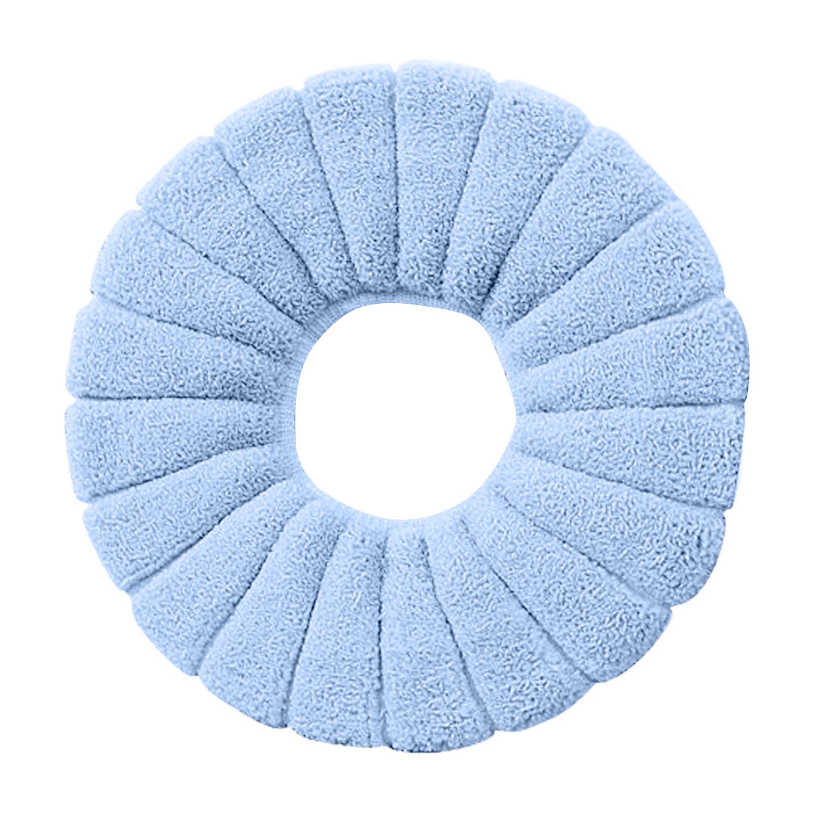 

Чехол на сиденье унитаза, эластичная моющаяся ткань, мягкая, утолщенная и теплая подушка для сиденья унитаза, доступна в четырех цветах. One Size