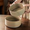 Japanese Ramen Bowl Retro Straight Ceramic Bowl Household Round Bowl Vegetable Bowl Fruit Salad Bowl Restaurant Tableware Soup Bowl