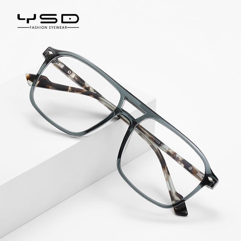 LS219 Retro Schildpatt Anti-Blaulicht Wayfarer Brille mit Acetat-Bügeln – Klassischer Europäischer & Amerikanischer Stil.