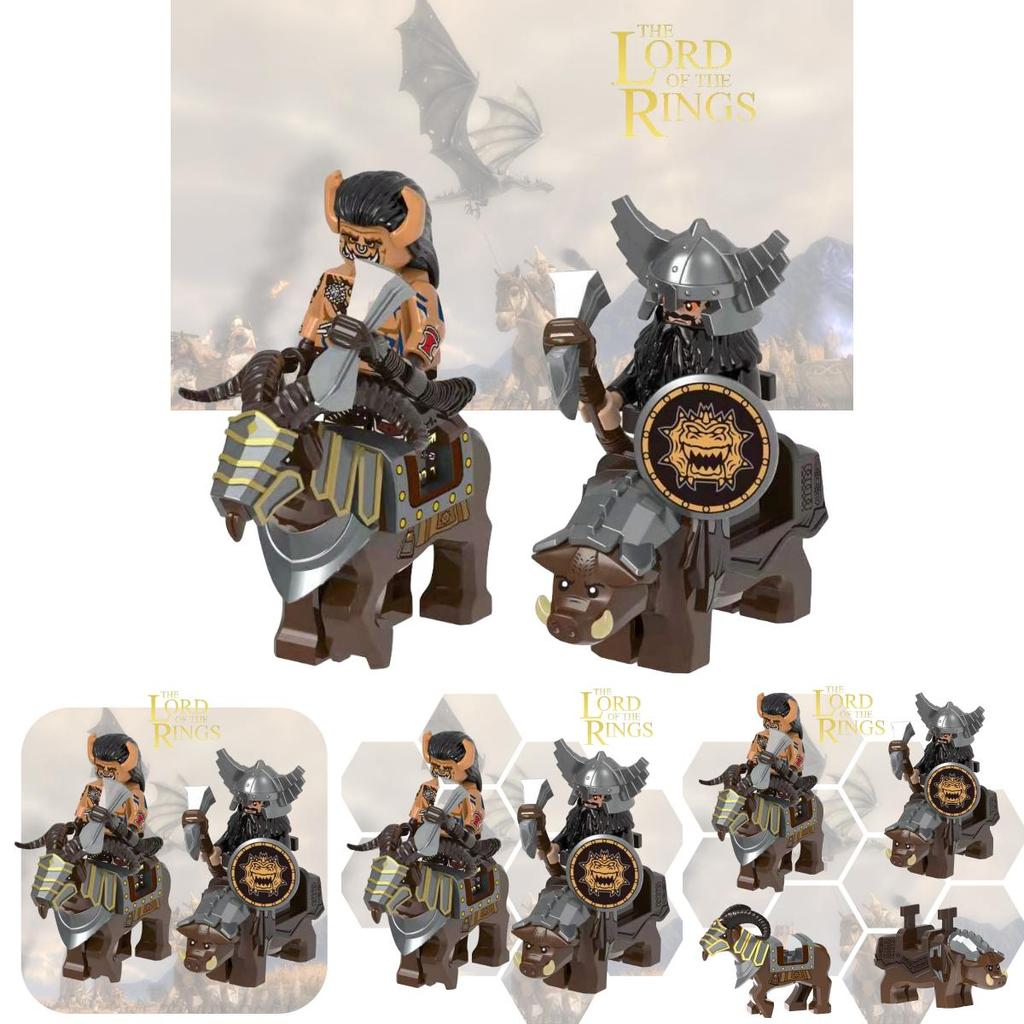 Kompatible Lego Drittanbieterfiguren Gebrauchte Wildes Tier Reittier Soldaten Legion Bausteine