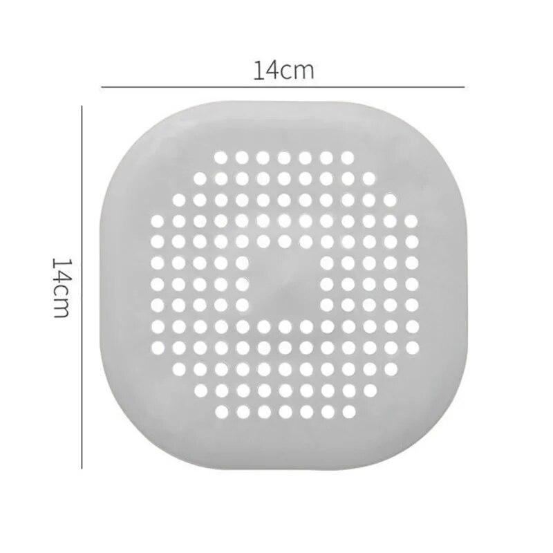 

14*14 см кухонный фильтр для ванной комнаты, силиконовая крышка сливного фильтра для раковины, квадратная сливная крышка