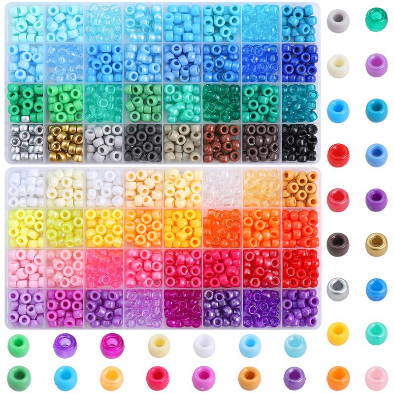 1box/bag 9x6mm Bucket Beads Set Box DIY Bracelet Necklace Earrings Jewelry Accessories