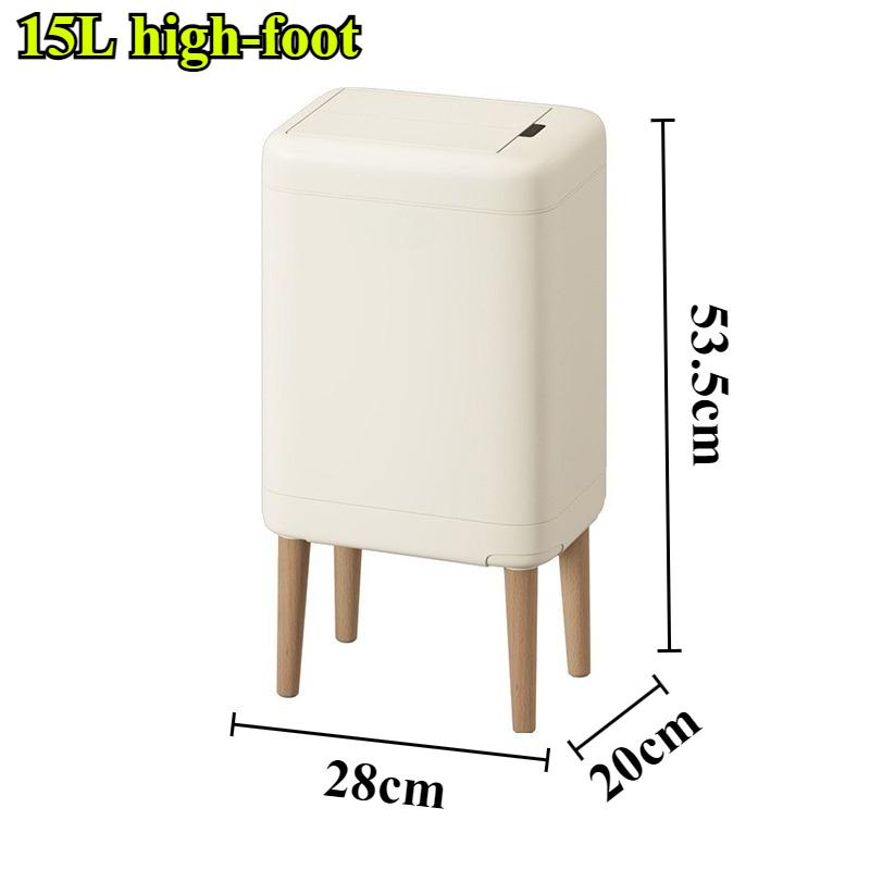 Induction Trash Can Large Capacity Smart Trash Bin Household Narrow Toilet Garbage Bathroom Home Cleaning Tools Accessories