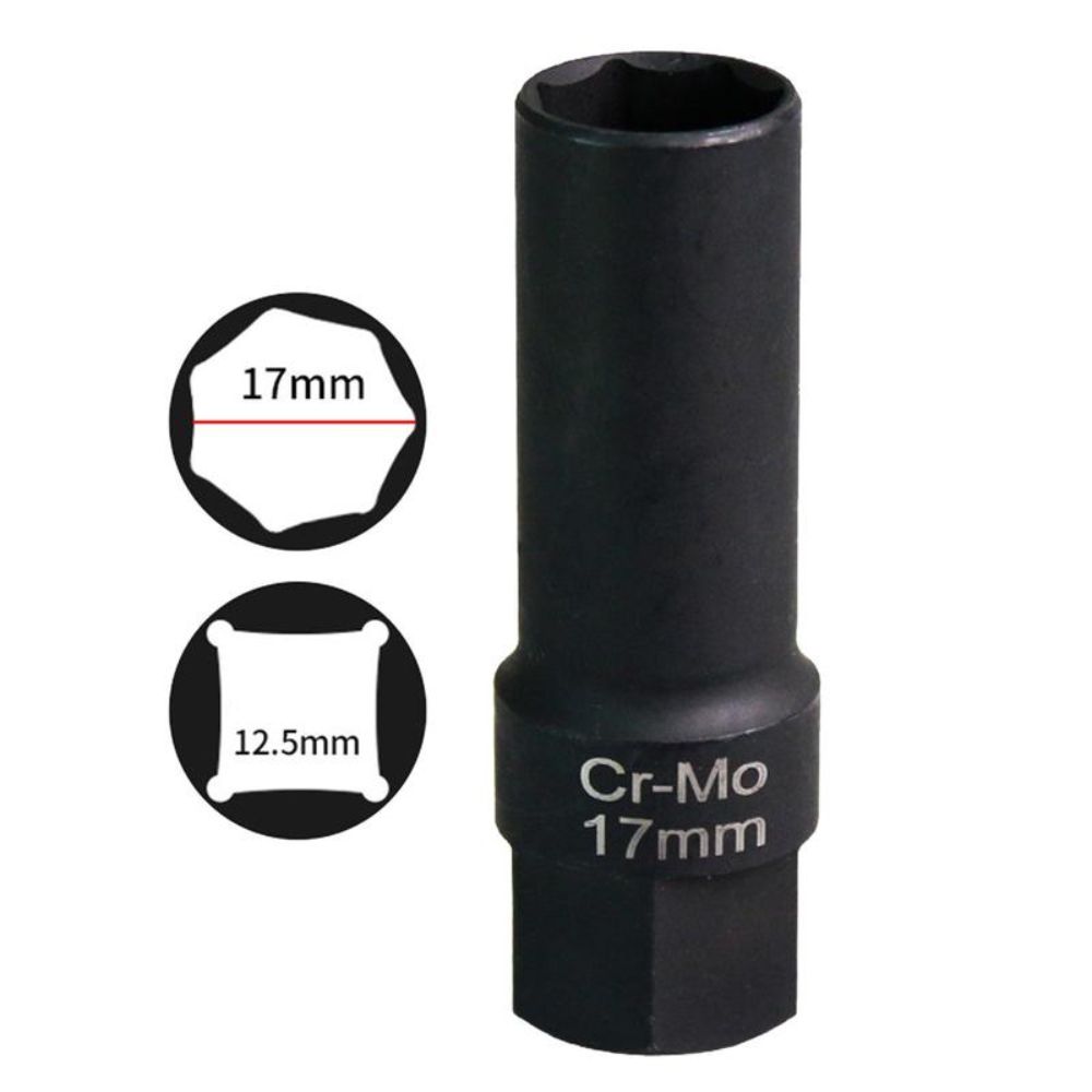 Cr Mo Steel Lug Nut Socket Anti Theft Socket Locking Lug Key New Wheel Nut Key Vehicle Accessories