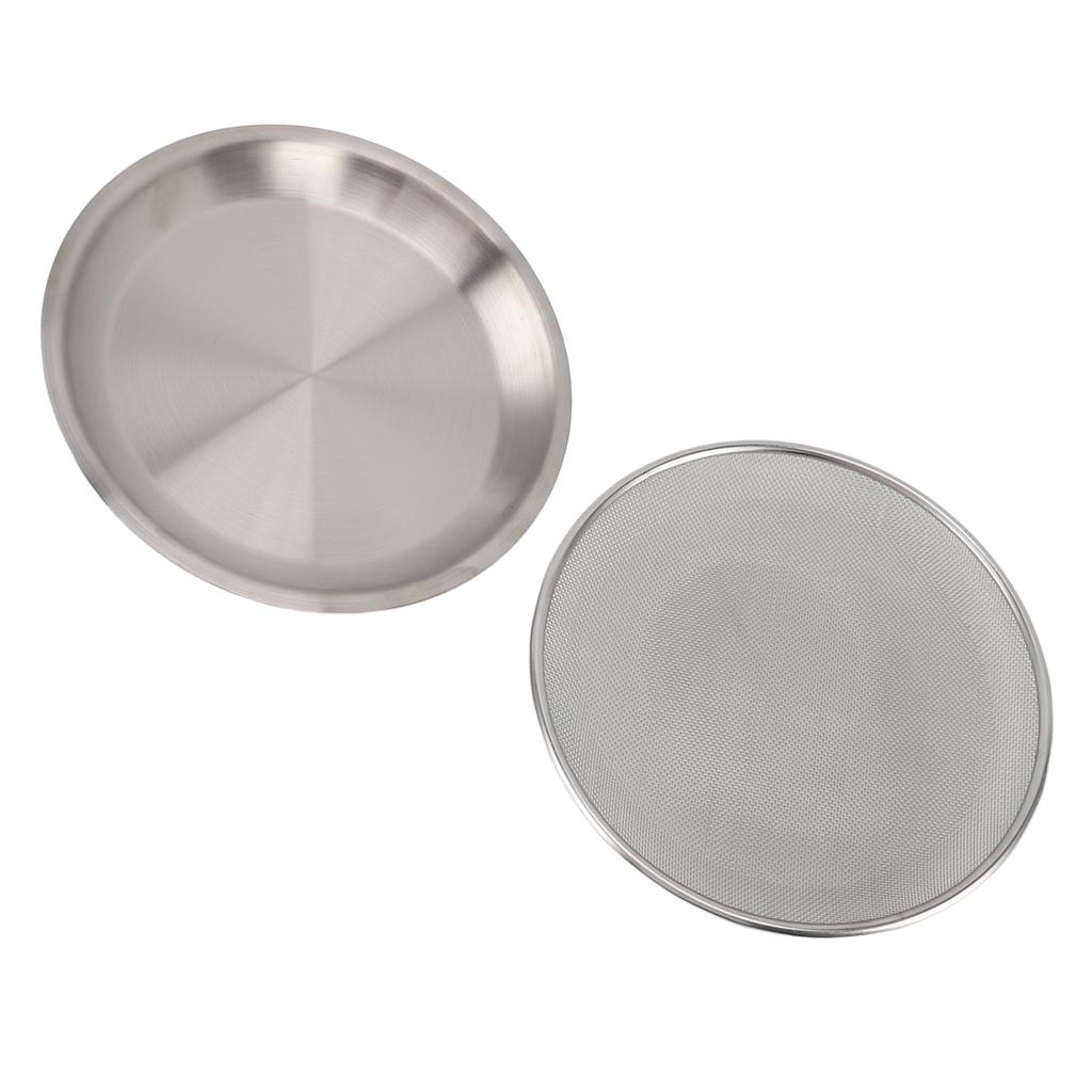 304 Stainless Steel Colander Bowl Set Large Capacity Versatile Stainless Steel Colander Bowl for Home Kitchen Fine Mesh