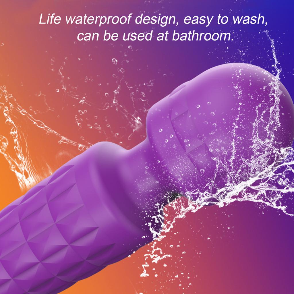 Female Masturbation Vibrator Massage Stick Skin-friendly Silicone Heating Function