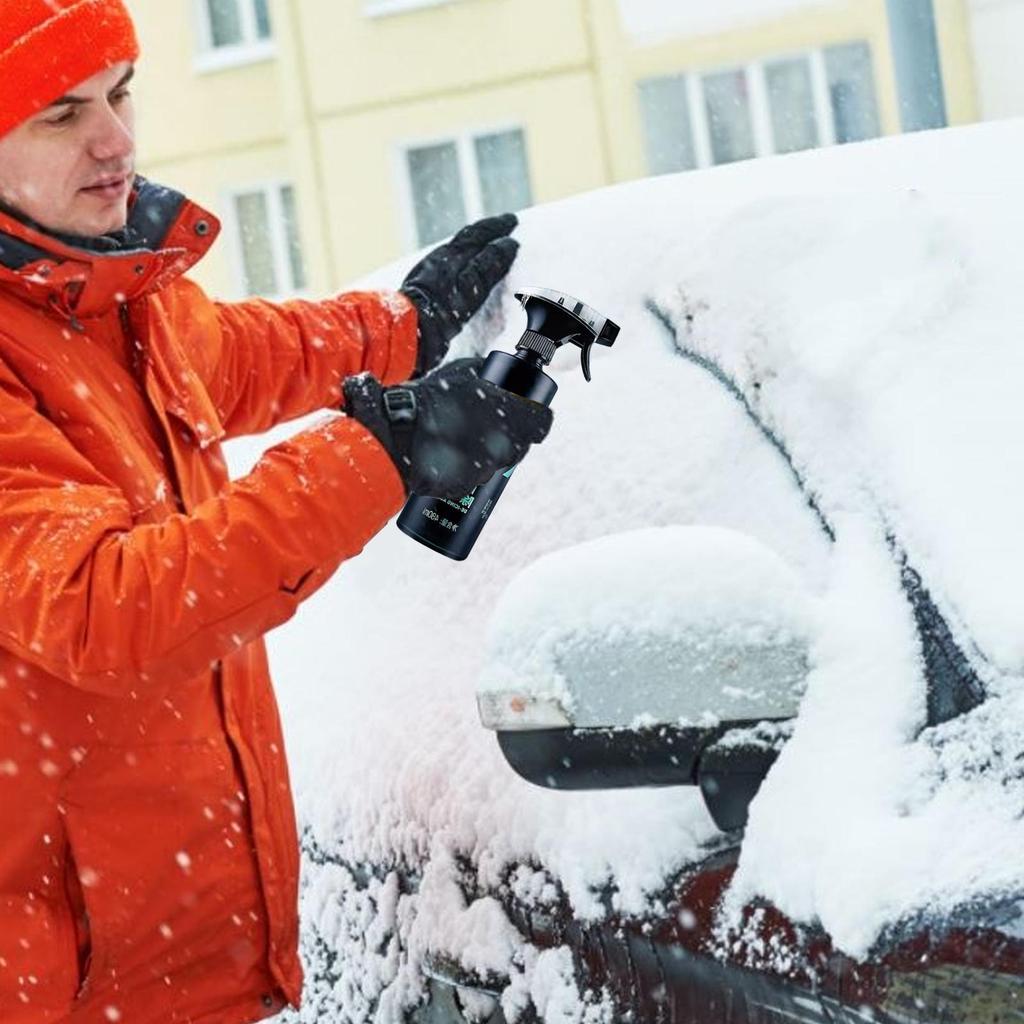 Car Ice Removal Spray Vehivle Frost Cleaning Car Snow Deicing Spray For Window For Rearview Mirror Windscreen Morning Routine