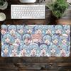 Large Mouse Pad Hoshimachi Suisei Anime Computer Notebook Hololive Gaming Setup Accessories Mouse Mat Non-slip Keyboard Desk Pad