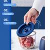 300ML Electric Meat Grinder Food Chopper Garlic Masher Slicer Vegetable Multi-Function USB Blender Kitchen Mixer T2W4