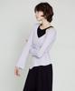 Debiweeo Asymmetrical Wrap Long Sleeve Devi-T0141-Lavender