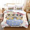 Cartoon Owl Bedding Sets Soft Bed Cover Comforter Duvet Cover Pillow Case 2-3 Pieces Sets Teenagers Children's Gifts Room Decor