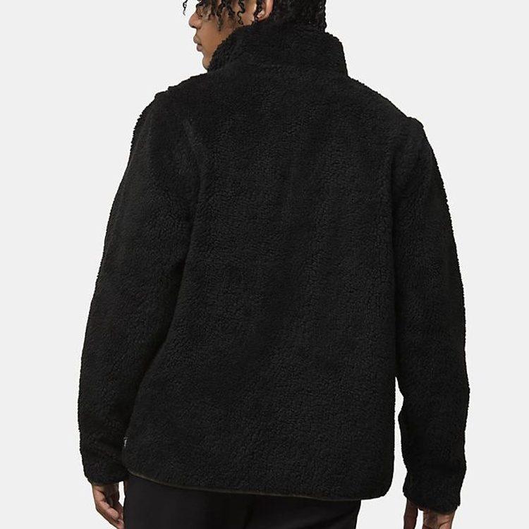 Vans Velvet Jackets Men's Black Stand Collar Moderate VN0A4RQFZHP