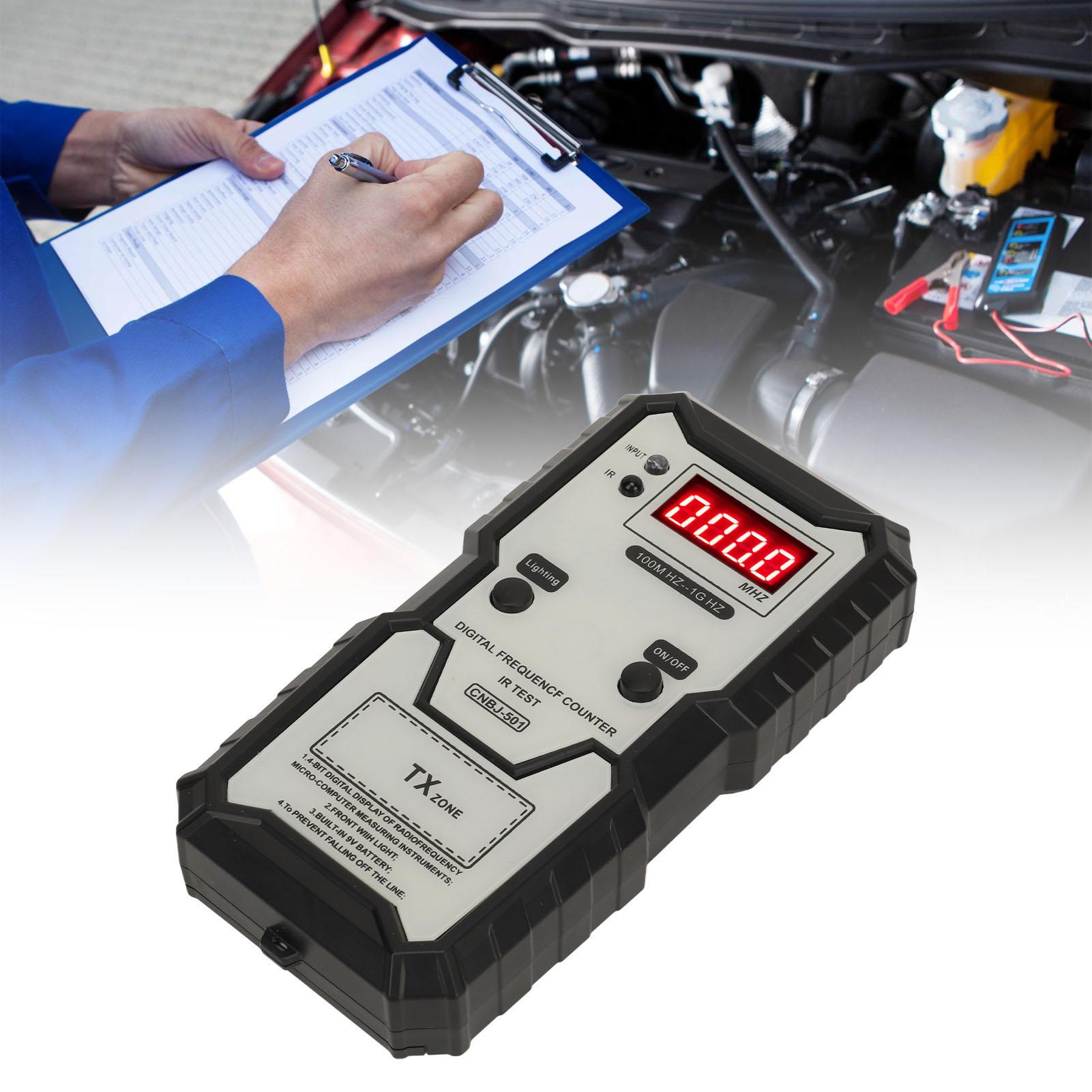 

Infrared Frequency Tester 100M HZ To 1G HZ Remote Key Frequency Tester High Accuracy for Electric Lock for Burglar Alarm