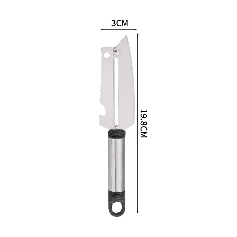 Multi-Functional Stainless Steel Fruit Peeler & Melon Grater