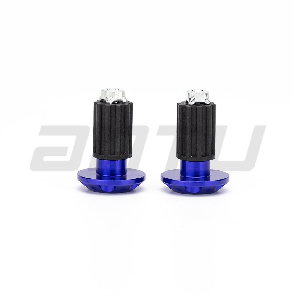 

Motorcycle handlebar plug modification accessories Aluminum alloy pedal battery Electric vehicle handlebar plug Decorative handle plug синий