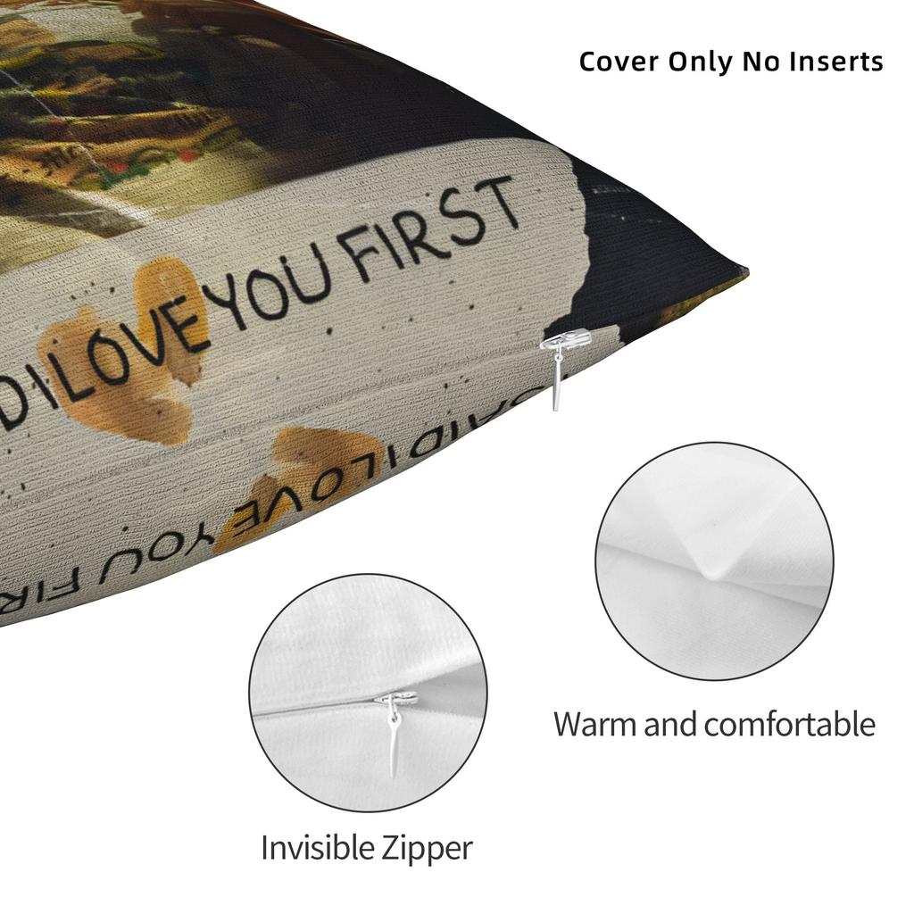 Bfding Cartoon Pillowcase Polyester Cushion Cover Decorative Throw Pillow Case Cover Home Square 4545cm