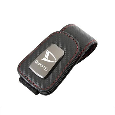 Hunesuru Solskyddsklämma för Bil, Lämplig för Bilar, Läder Klämma för Bilglasögon, Solglasögon