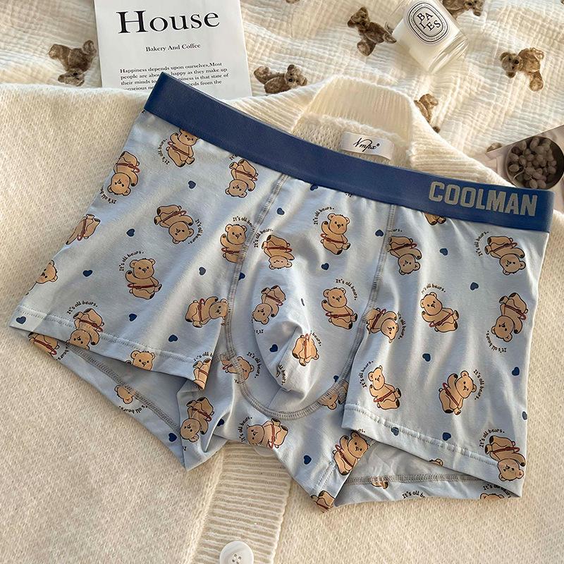 

Мужские и женские антибактериальные хлопковые боксеры-брифы со средней посадкой L (90-120 kg)