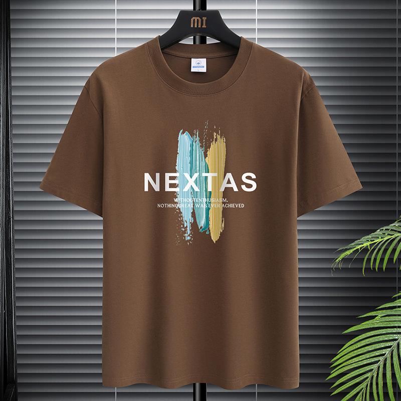 T Shirt for Men Summer High Quality Oversized Tee Men Daily Casual Breathable Printing Short Sleeve Cotton T Shirts Y2k Tops