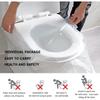 Travel Disposable Toilet Seat Cover Waterproof Portable WC Pad Toilet Mat for Baby Pregnant Mom,Public Bathroom Independent Packing