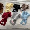 Autumn & Winter Trendy Cartoon Knit Scarf: Cute, Warm, Versatile Korean Style for Women