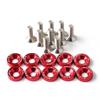 Aluminum Fender Washers Bolt Fender Washer License Plate Bolts M6x20 10Pieces/pack