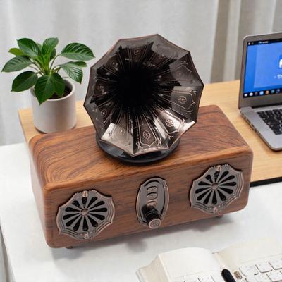 Retro Mini Double Gramophone Speaker – Bluetooth – 5.4 Watt X 2