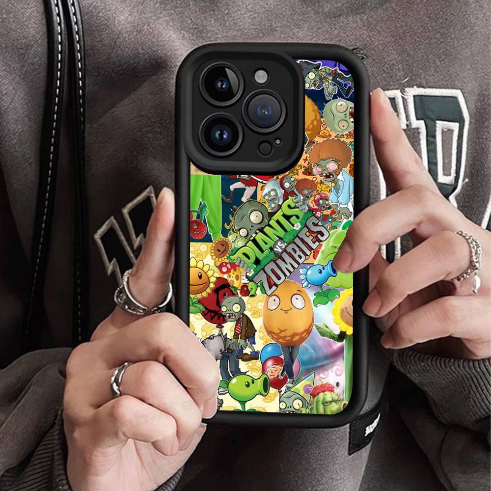 

Game P-Plants Z-Zombies For IPhone 17 16 15 14 13 12 11 Pro Max Plus Phone Case Covers iPhone 13