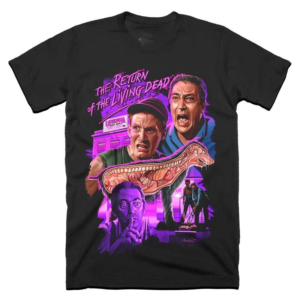 

Return of the Living D4ad Graphic Horror Movie T-Shir Gift Halloween S