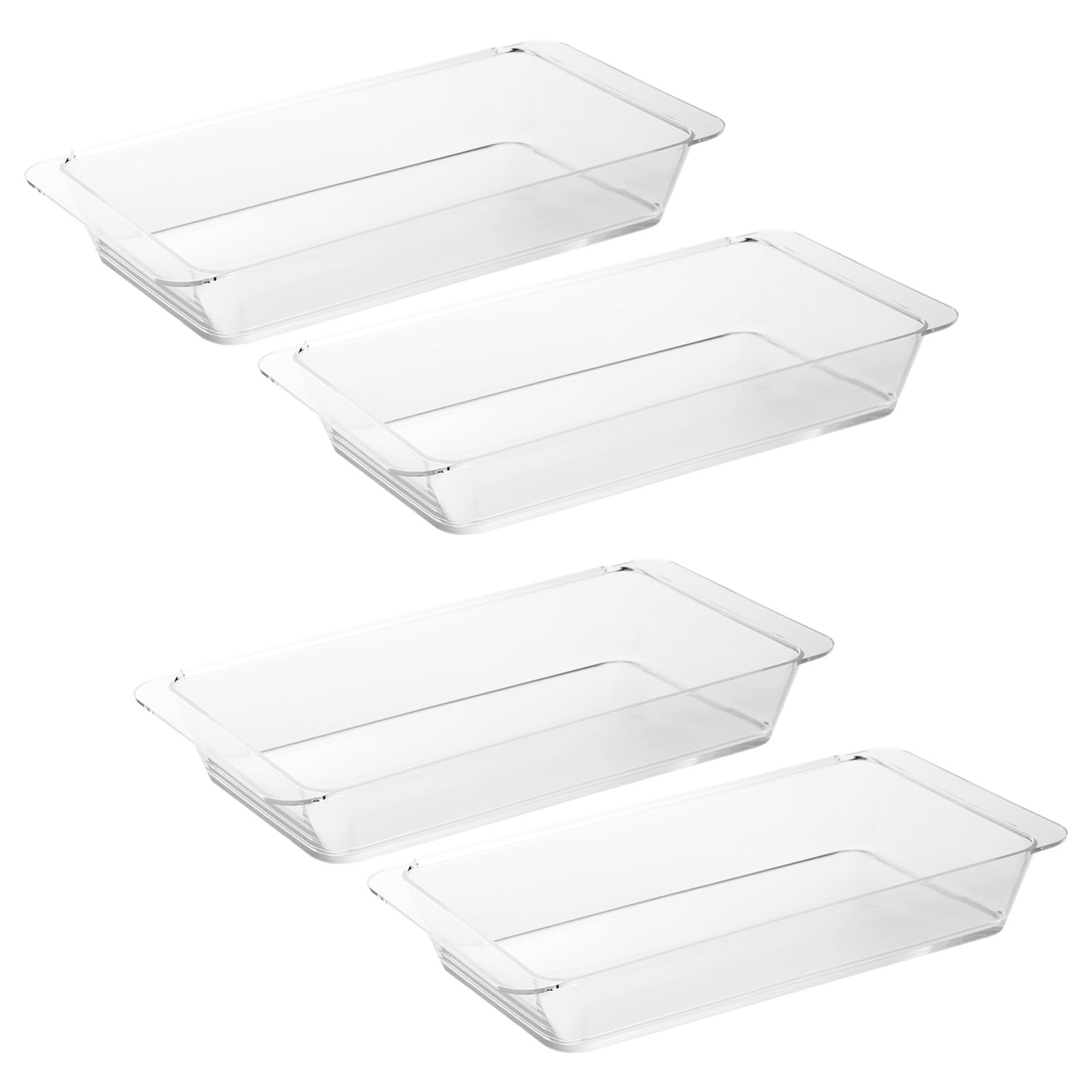 

Поднос для глубокой пищевой подготовки Yamazaki Tower x x Изготовлено в Номер продукта 10337 Набор из 4 предметов, безопасен для микроволновой печи, соединяемый, легко моющийся, прозрачный, Ш14.2 Г25.9