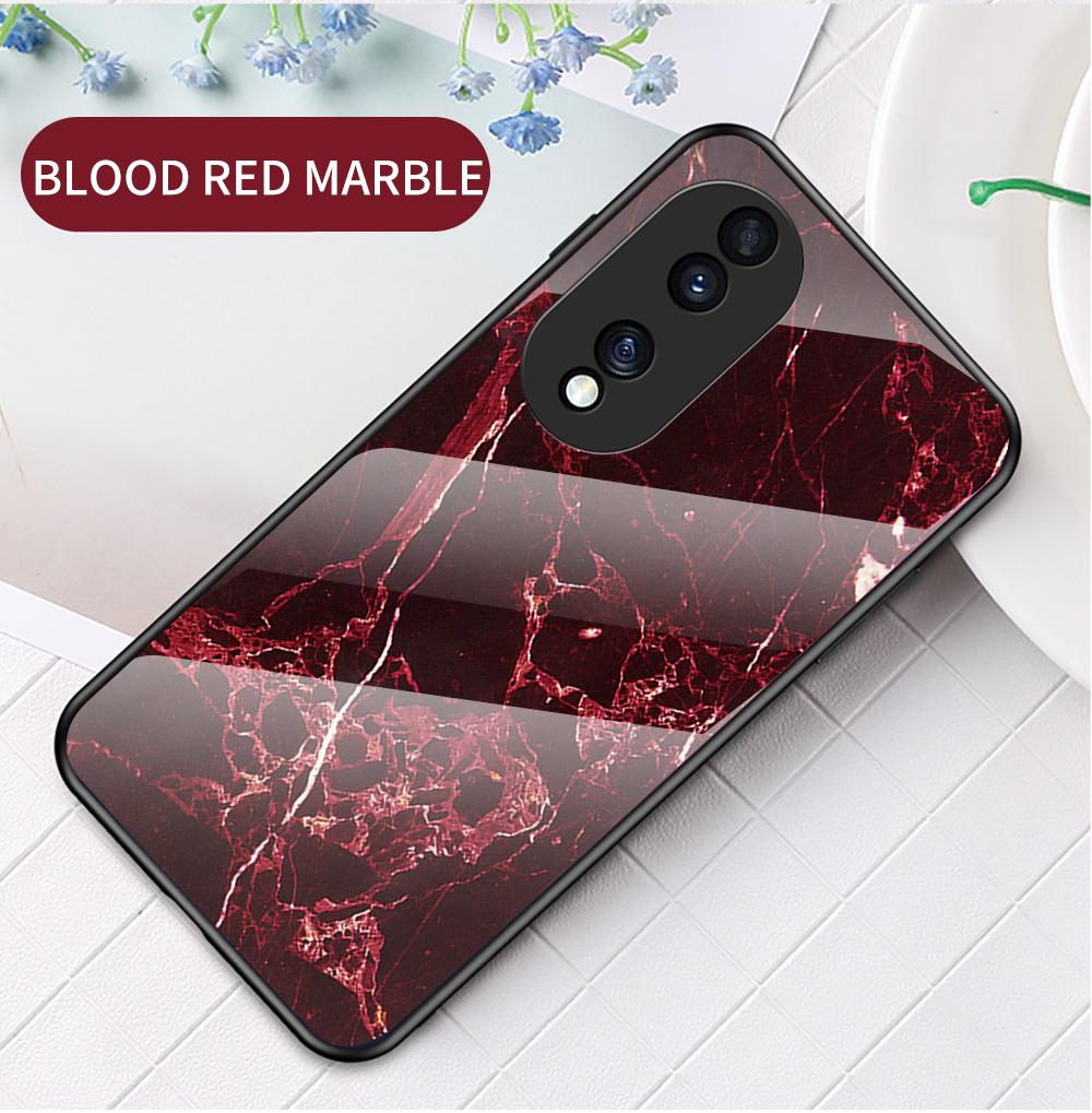 Pouzdro pro Honor 7C Pro 8A 8X X10 8 9 lite 9X Play View 10 20 40 30 Pro 60 70 Pouzdro Pro se X8 Pouzdro z mramorovaného tvrzeného skla Zadní kryt