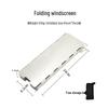 Portable 16-Panel Aluminum Alloy Camping Stove Windscreen