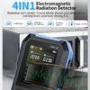 Professional Electromagnetism Radiation Analyzers 4 Mode Electromagnetic Field Detectors With Sound Light Alarm Rechargeable