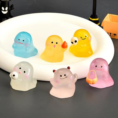 Lichtgevende Geest Figuren Micro Landschap Figuur Ornament Buiten Gloeiende Miniatuur Beeldje Potplant Mini Tuin Accessoires