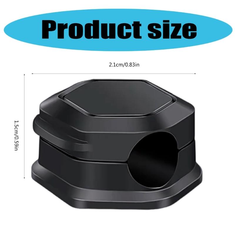 Magnetický organizér kabelů, klip pro noční stolky, nabíječku telefonu a správu kabelů k počítači