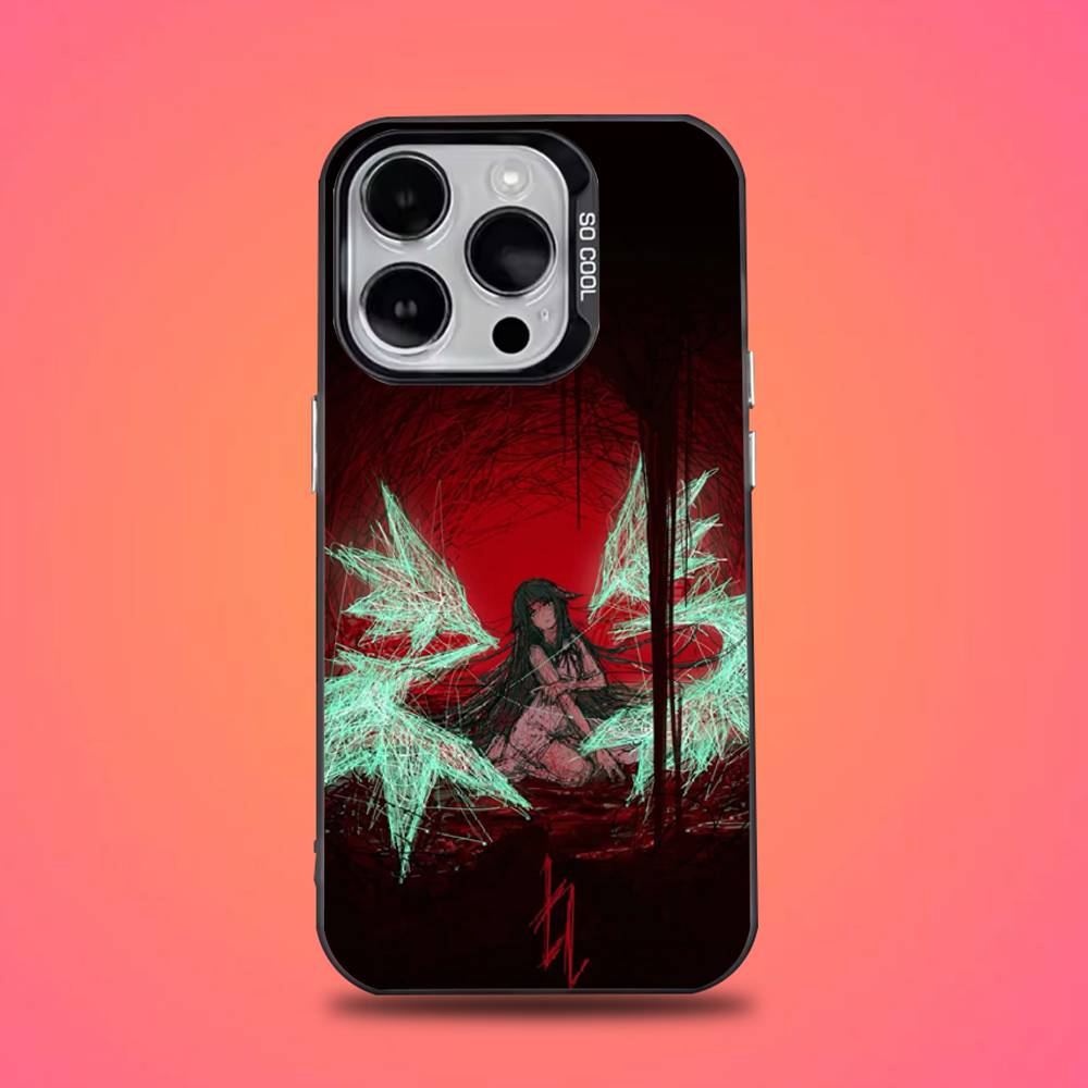 S-Saya no Uta Song Saya For iPhone 11,12,13,14,15,16,17,Pro,Max,Plus,E,Air,Mini Phone Case IMD Matte Black
