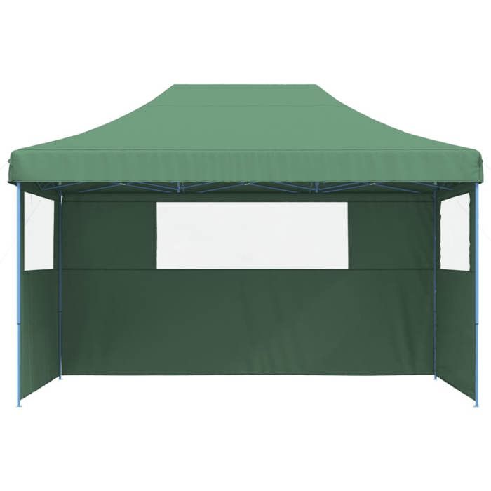 VidaXL Collapsible Pop-Up Party Tent 3 Sidewalls Green, Tent, Awning Tent, Gazebo Awning, Tent 4004968