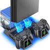 PS4 PS4 Charging 2 PS4 OIVO PS4 Cooling Software Highly LED Indicator Light Included Stand, PRO, Vertical, Cooling, Controllers, Fan, Storage, PS4/PS4