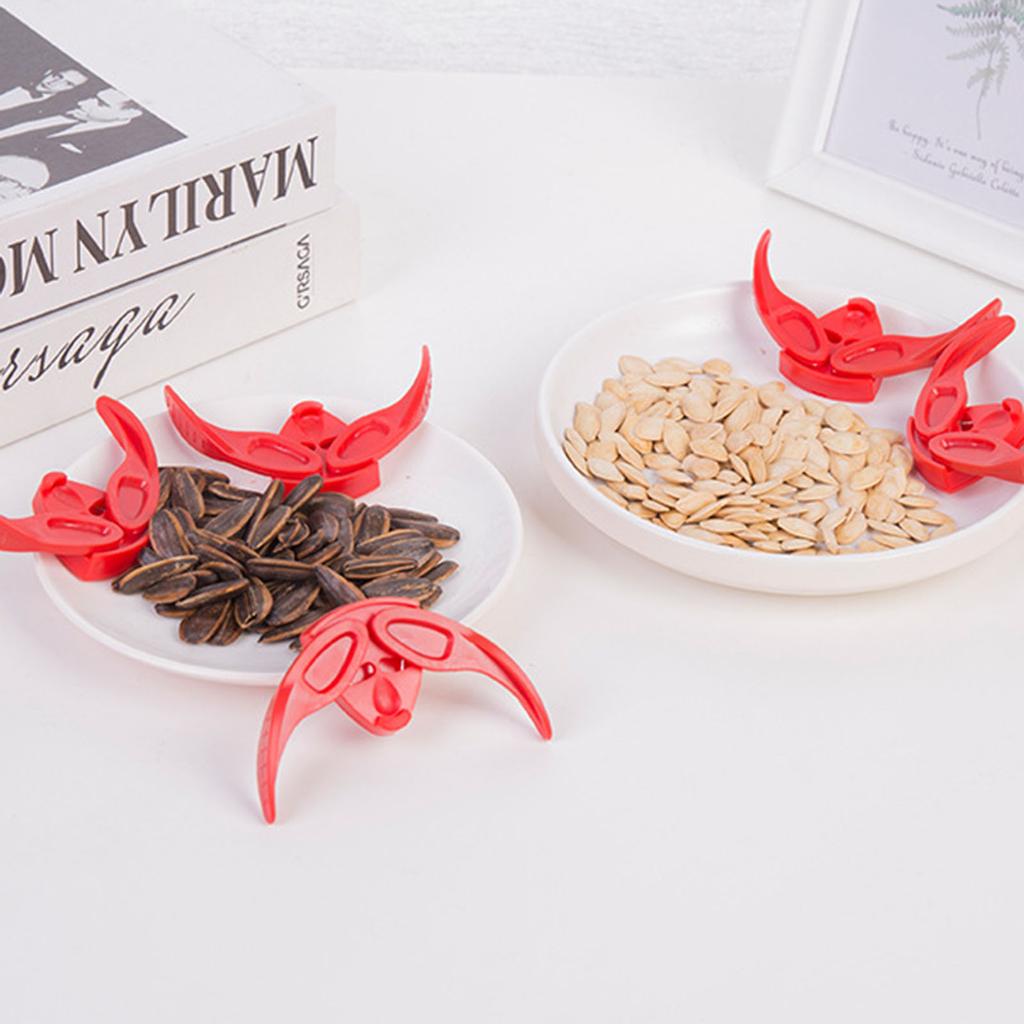 Cortadora de semillas de melón, herramienta de cocina, artefacto de semillas de melón, Clip de tuerca desgranadora