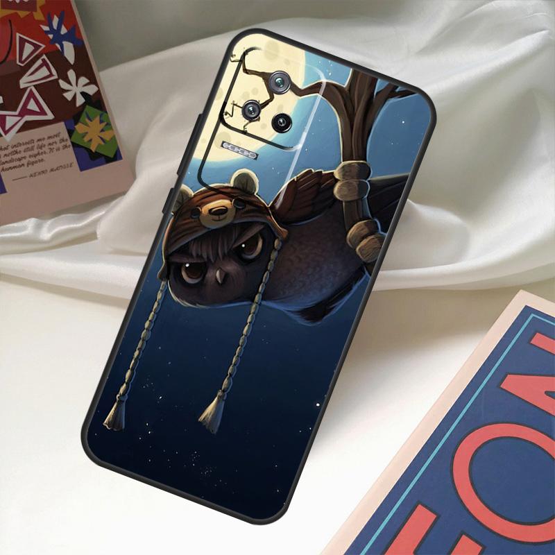 Cute Owl Cartoon Case For Xiaomi 14 13 Ultra 12 Lite 11T 12T 13T Pro POCO M6 X3 X5 X6 Pro F3 F5 M5s Cover