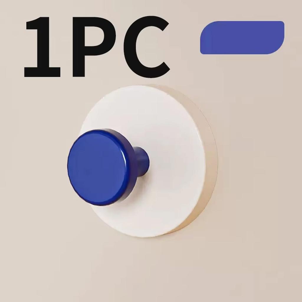 Colorful strong suction cup hook, no punching bathroom kitchen hook - movable, suitable for keys, towels, bags, dolls