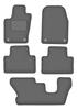 Velour Graphite Car Mats For: Dodge Durango III 7-seater (2010-2020)
