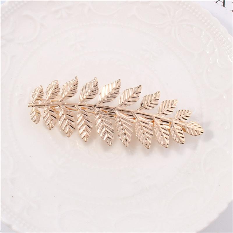 Comb Hair Accessories Leaf Hair Plug Clip Updo Hairpin Wholesale Comb Hair Women Duckbill Comb Bangs Korean Hair Hairpin Top Clip