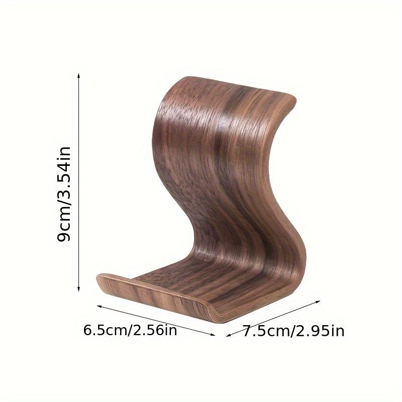 Creative Wooden Desktop Phone Holder Portable Lazy Support Stand Multi-purpose Tablet Display Bracket