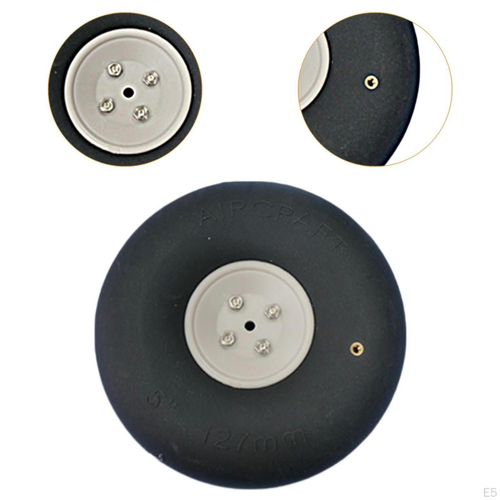 RC Airplane Wheel Parts Supplies Professional Easy to Install Model Fixed Wing Wheels