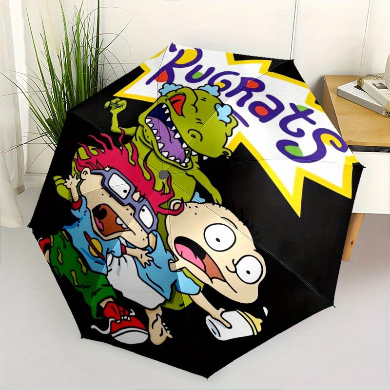 

Chuckie Tommy Dinosaur Automatic 3-Fold Umbrella Design, Cute Cartoon Pattern, Portable Outdoor Umbrella, Perfect, Holiday Gift for Disney fans.C007