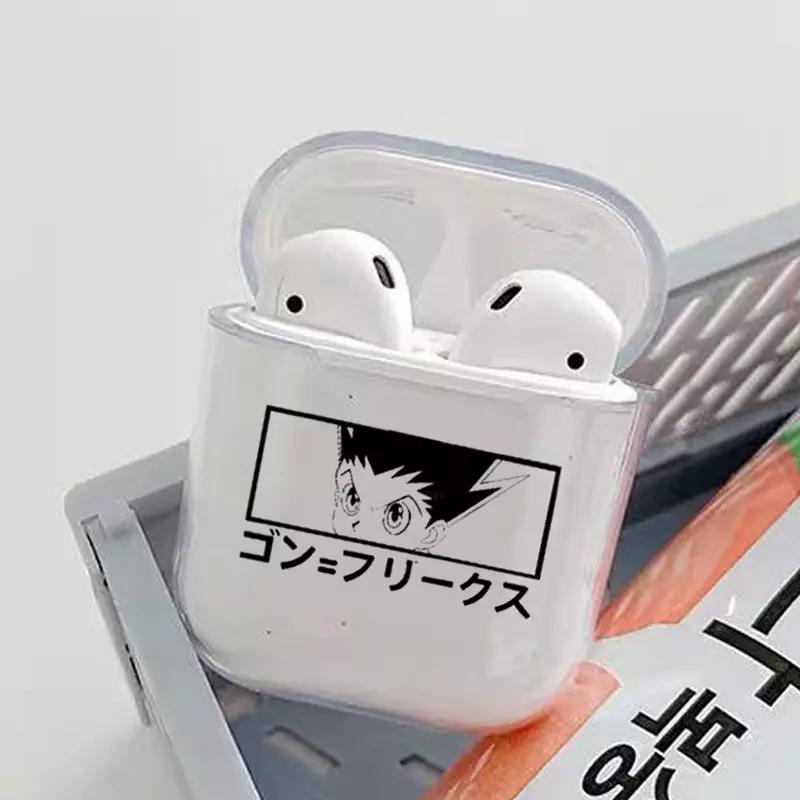 Hunter x Hunter HXH Anime Hunter X hunter 3 Air pod Hoesje voor Airpods 2 1 Hoesjes Voor Air pod pro Doorzichtig Schattig Zacht transparant Coque