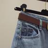 High-Waist Slim Slit Denim Skirt - Women's Spring/Summer 2022