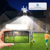 Solar Security Camera Wifi Wireless HD Night Vision PIR Motion Detection Surveillance Camera for Outdoor Use