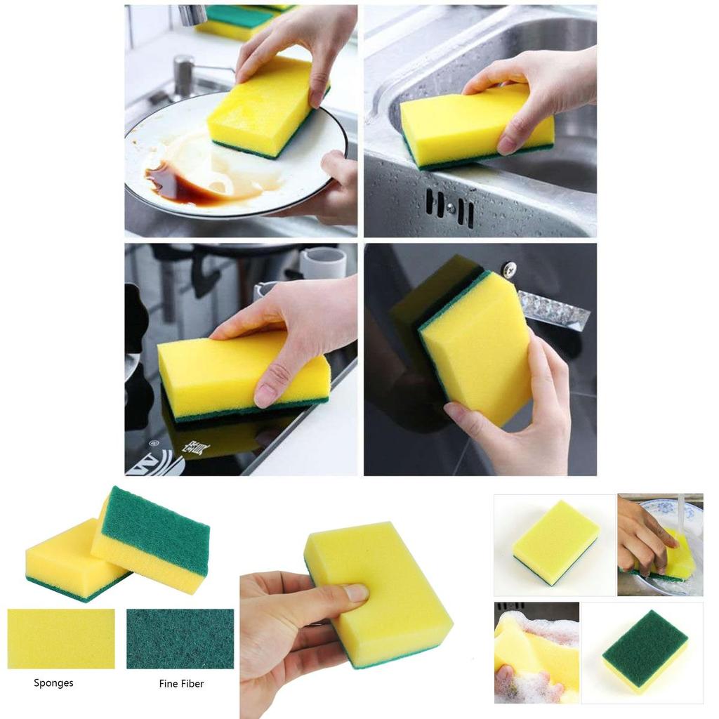 Versatile Kitchen Cleaning Sponge Washing Towels Wiping Rags Microfiber For Household Utensils Featuring Delicate Fiber Structure